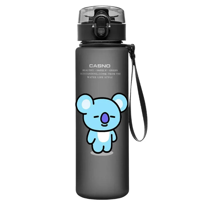 Garrafa de Água BT21 560ml – Esportiva com Marcador de Hidratação