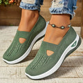 Tênis Feminino Casual Slip-On Leve e Respirável