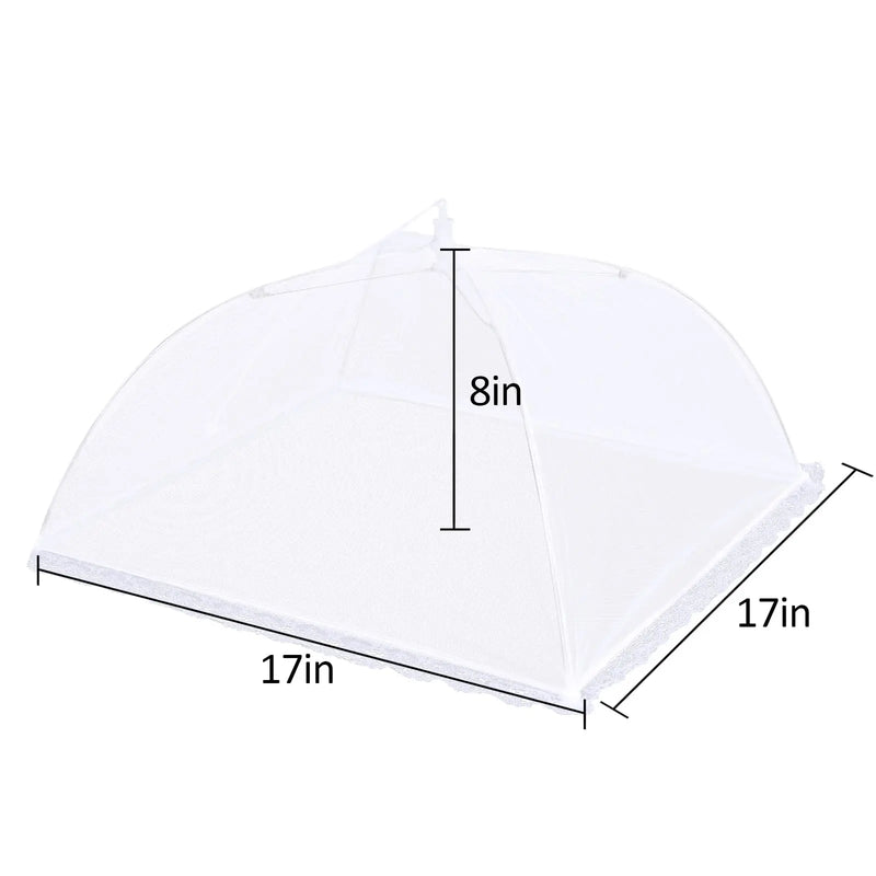 Tela Protetora Dobrável para Alimentos – Tenda Guarda-Comida 43cm (3/6/12 Unidades)