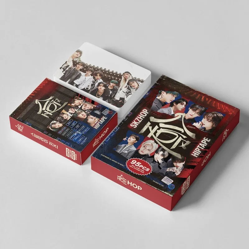 Cartões KPOP Stray Kids 95 Unid. – Álbum LOMO, Alta Qualidade, Presente para Fãs