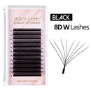 Cílios Postiços Profissionais ARISON 3D/4D/5D/6D W/YY – Extensão Volume Fans Mink Sintético