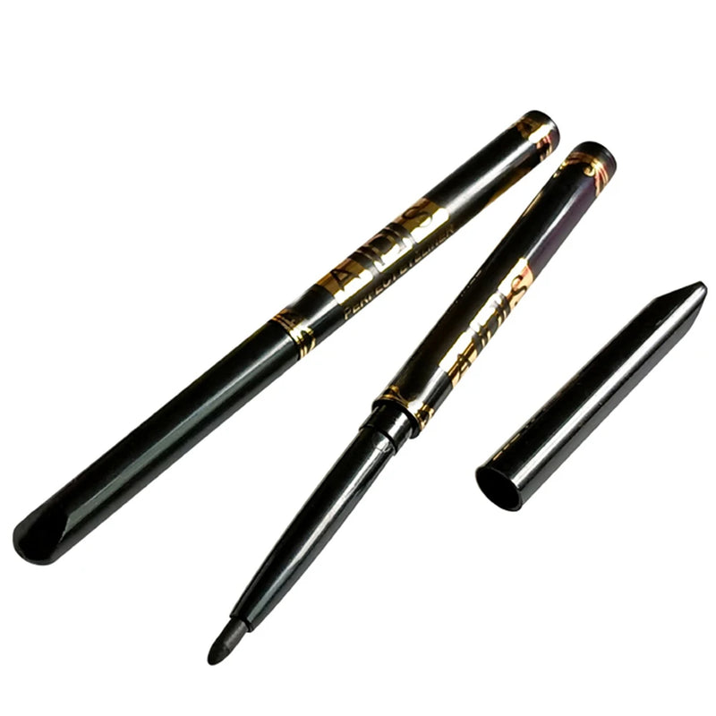 Kit 3 Delineadores Pretos à Prova d’Água – Lápis, Líquido e Gel | Longa Duração, Anti-borrão, Fácil Aplicação
