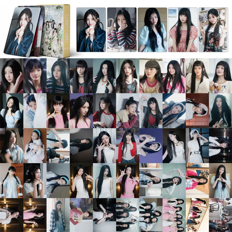 Cards Colecionáveis K-Pop ILLIT – 55 Unid.