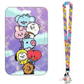 Porta Cartão BT21 Cooky & Shooky – Com Cordão e Estojo Decorativo