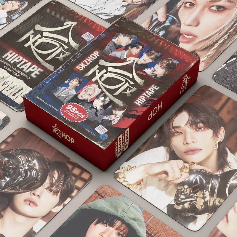 Cartões KPOP Stray Kids 95 Unid. – Álbum LOMO, Alta Qualidade, Presente para Fãs