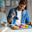 Acessórios Infantil para Marmita – Forminhas de Silicone + Palitinhos Decorativos