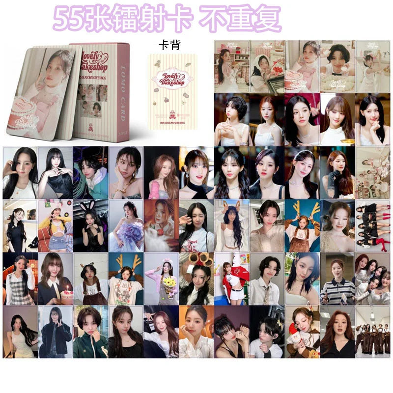 Cartões KPOP (55 Unid.) – (G)I-DLE Album Photo LOMO, Presente para Colecionadoras