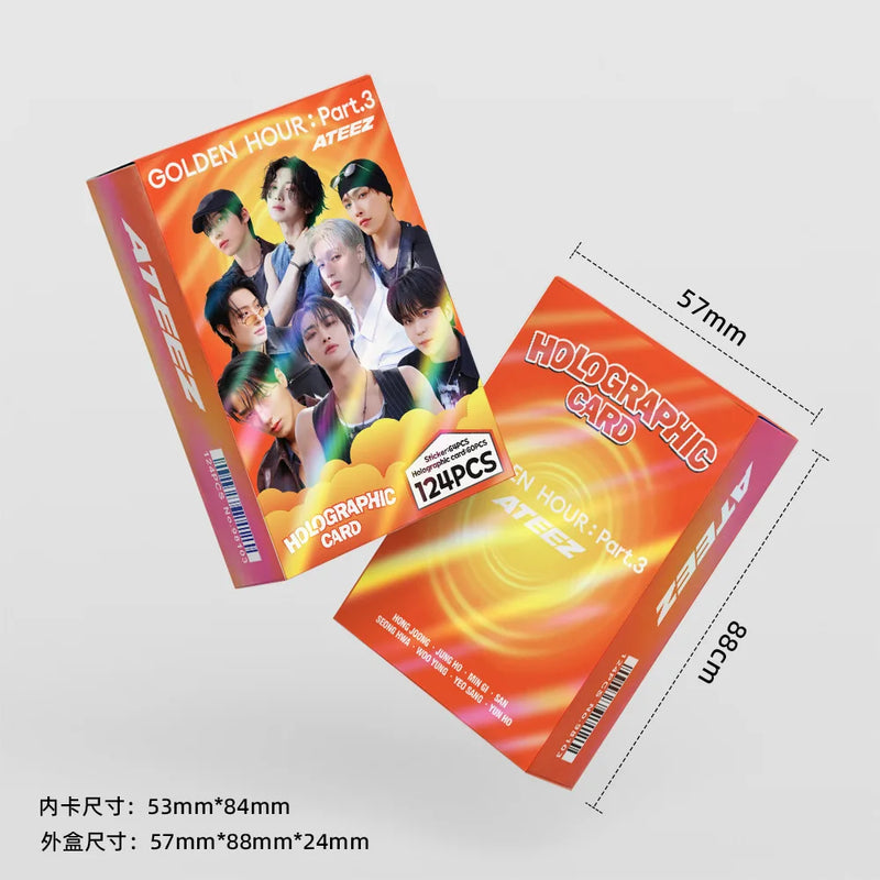 Cards Colecionáveis K-Pop ATEEZ – 124 Unid.