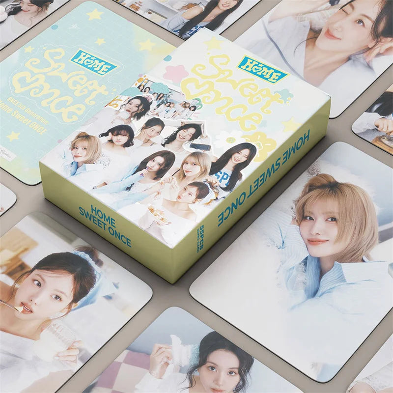 Cartões KPOP TWICE 50 Unid. – Mini Álbum Laser/LOMO, Presente para Fãs