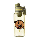 Garrafa de Água BT21 750/1000ml – Plástica, Transparente e Vedação Antivazamento