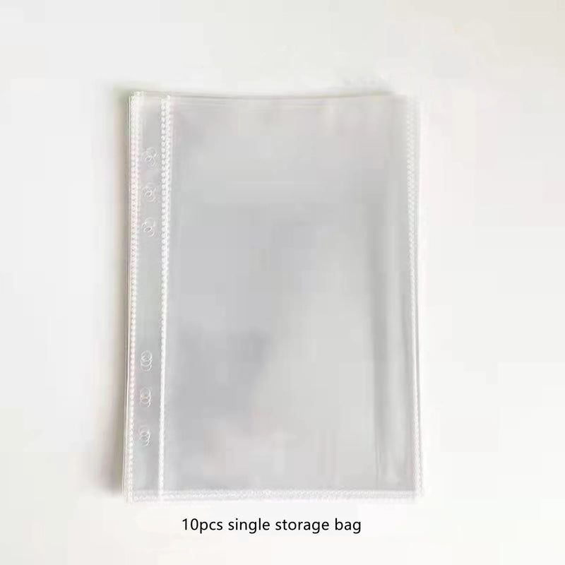 Álbum A5 de Couro PU – Colorido, Porta Photocards Kpop, Caderno Fichário