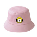 Chapéu de Sol BT21 – Estilo Casual Feminino / Unissex, Lona, Moda