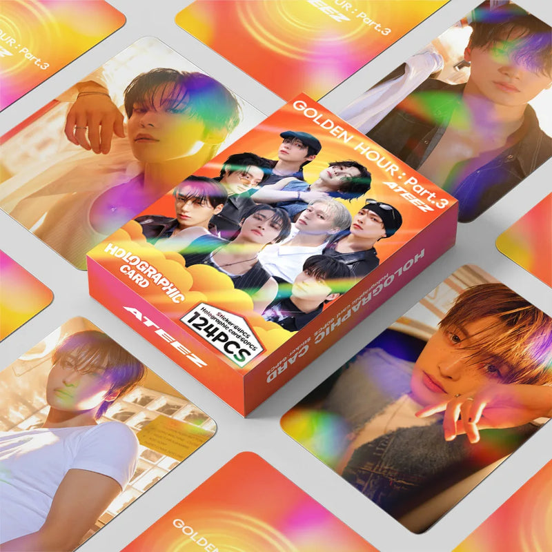 Cards Colecionáveis K-Pop ATEEZ – 124 Unid.