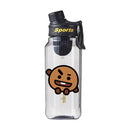 Garrafa de Água BT21 750/1000ml – Plástica, Transparente e Vedação Antivazamento