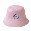 Chapéu de Sol BT21 – Estilo Casual Feminino / Unissex, Lona, Moda