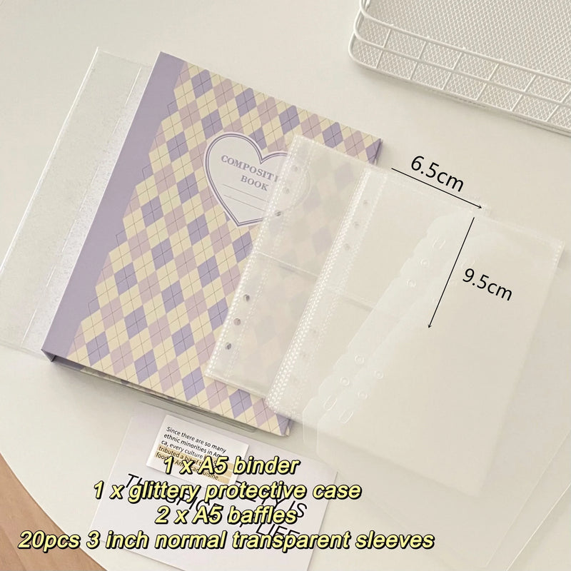 Álbum MINKYS A5 – Porta Photocards Kpop, Design Original em Losango