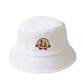 Chapéu de Sol BT21 – Estilo Casual Feminino / Unissex, Lona, Moda