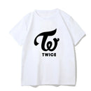 Camiseta TWICE Feminina – Kpop, Manga Curta, Estilo Harajuku Y2K