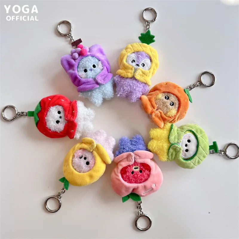 Chaveiro de Pelúcia BT21 9cm – Mini Boneco Kawaii para Mochila ou Presente