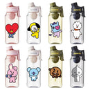 Garrafa de Água BT21 750/1000ml – Plástica, Transparente e Vedação Antivazamento