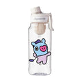 Garrafa de Água BT21 750/1000ml – Plástica, Transparente e Vedação Antivazamento