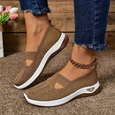 Tênis Feminino Casual Slip-On Leve e Respirável