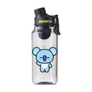 Garrafa de Água BT21 750/1000ml – Plástica, Transparente e Vedação Antivazamento