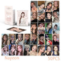 Cartões KPOP TWICE 50 Unid. – Mini Álbum Laser/LOMO, Presente para Fãs