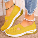 Tênis Feminino Casual Slip-On Leve e Respirável