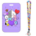 Porta Cartão BT21 Cooky & Shooky – Com Cordão e Estojo Decorativo