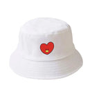 Chapéu de Sol BT21 – Estilo Casual Feminino / Unissex, Lona, Moda