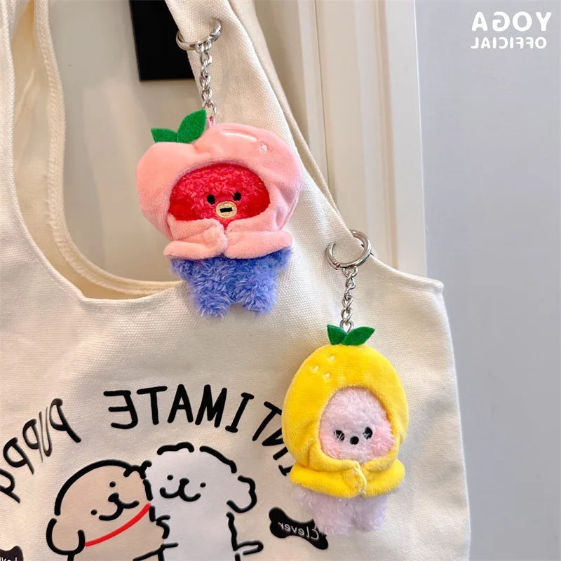 Chaveiro de Pelúcia BT21 9cm – Mini Boneco Kawaii para Mochila ou Presente