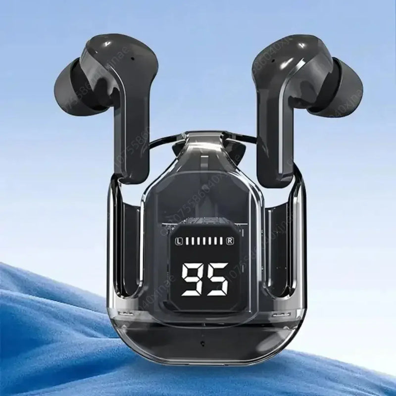 Fones Bluetooth Noise Canceling com Display Digital e Estojo de Carga – Earbuds Compactos