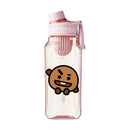 Garrafa de Água BT21 750/1000ml – Plástica, Transparente e Vedação Antivazamento
