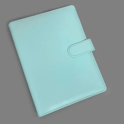 Álbum A5 de Couro PU – Colorido, Porta Photocards Kpop, Caderno Fichário