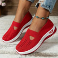 Tênis Feminino Casual Slip-On Leve e Respirável