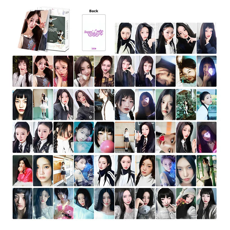 Cards Colecionáveis K-Pop ILLIT – 55 Unid.