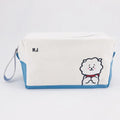 Estojo BT21 Cooky & Chimmy – Bolsa Portátil para Lápis ou Cosméticos