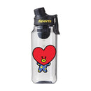 Garrafa de Água BT21 750/1000ml – Plástica, Transparente e Vedação Antivazamento