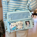 New Style of Girls Y2K Ulzzang Ita Bag Amusement Park Crossbody Bag Japanese Preppy Style Large Capacity Jk Uniform Shoulder Bag