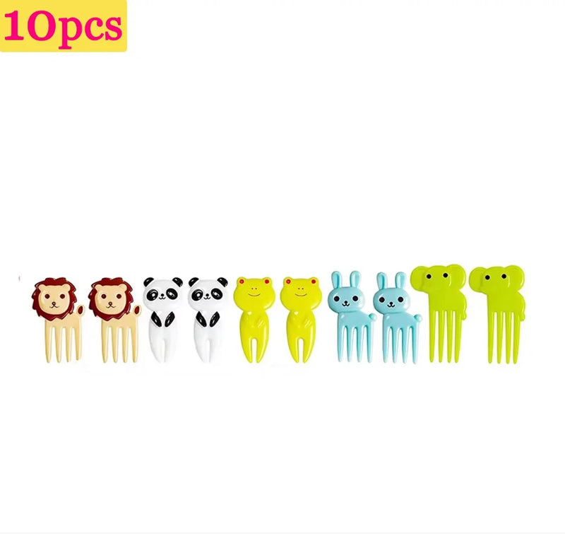 Acessórios Infantil para Marmita – Forminhas de Silicone + Palitinhos Decorativos