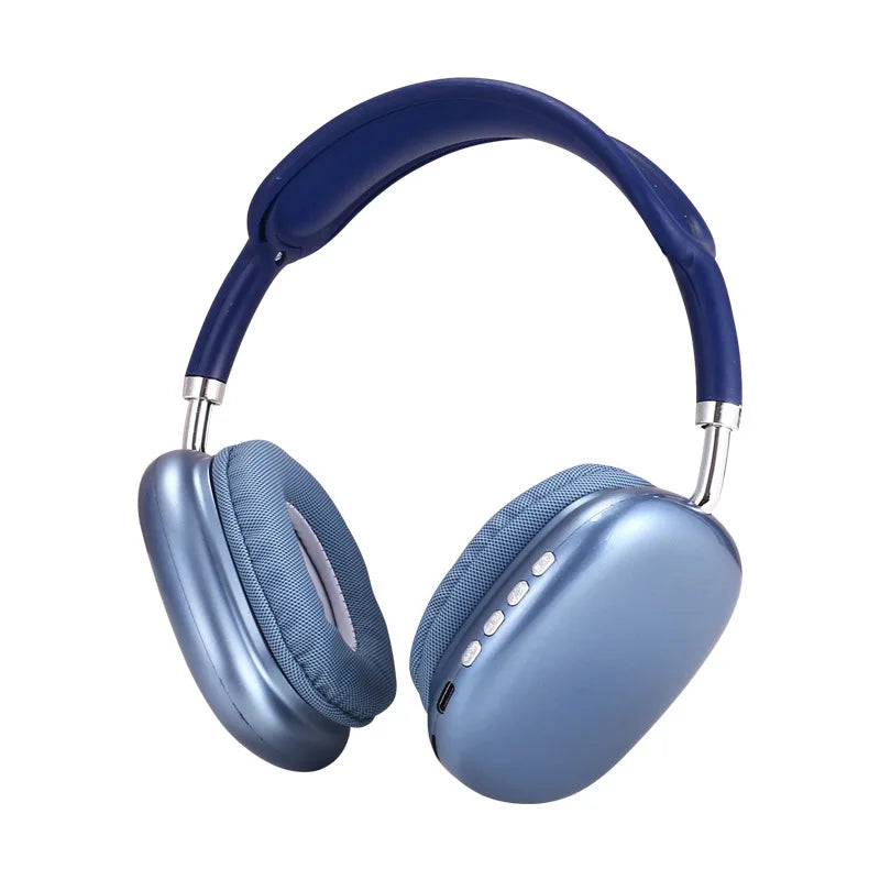 Fone P9 Bluetooth 5.0 Over-Ear com Cancelamento de Ruído e Microfone