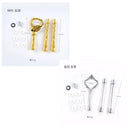 Molde de Silicone para Resina – Prato de Frutas 3 Camadas / Bandeja Decorativa