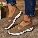 Tênis Feminino Casual Slip-On Leve e Respirável