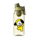 Garrafa de Água BT21 750/1000ml – Plástica, Transparente e Vedação Antivazamento