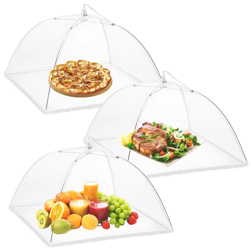 Tela Protetora Dobrável para Alimentos – Tenda Guarda-Comida 43cm (3/6/12 Unidades)