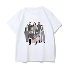 Camiseta TWICE Feminina – Kpop, Manga Curta, Estilo Harajuku Y2K
