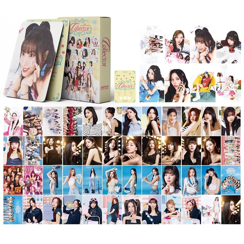 Cartões KPOP TWICE 50 Unid. – Mini Álbum Laser/LOMO, Presente para Fãs